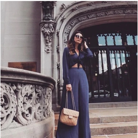 KARMA FOR A CURE Bellagio pants navy, Size L - Picture 1 of 7
